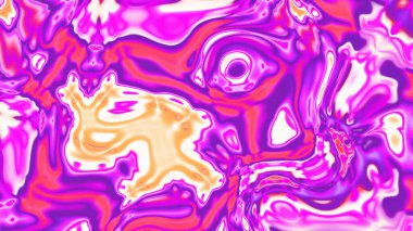 Organik Akış ile Akışkan Mermer Doku, Dalgalı Yapısı ile Soyut Sıvı Desen, Yumuşak Dönüşümlü Erimiş Yüzey Tasarımı, Mermer Efektli Psikedelik Girdap Dokuları