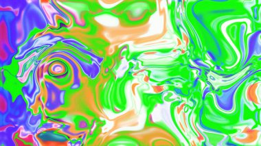 Organik Akış ile Akışkan Mermer Doku, Dalgalı Yapısı ile Soyut Sıvı Desen, Yumuşak Dönüşümlü Erimiş Yüzey Tasarımı, Mermer Efektli Psikedelik Girdap Dokuları