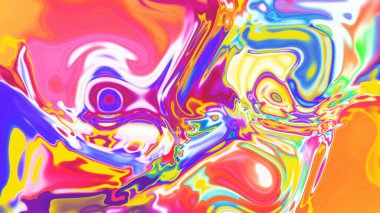 Organik Akış ile Akışkan Mermer Doku, Dalgalı Yapısı ile Soyut Sıvı Desen, Yumuşak Dönüşümlü Erimiş Yüzey Tasarımı, Mermer Efektli Psikedelik Girdap Dokuları