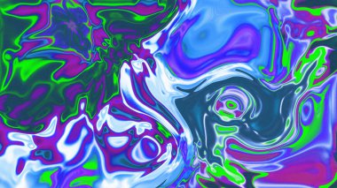 Organik Akış ile Akışkan Mermer Doku, Dalgalı Yapısı ile Soyut Sıvı Desen, Yumuşak Dönüşümlü Erimiş Yüzey Tasarımı, Mermer Efektli Psikedelik Girdap Dokuları