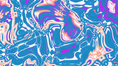 Organik Akış ile Akışkan Mermer Doku, Dalgalı Yapısı ile Soyut Sıvı Desen, Yumuşak Dönüşümlü Erimiş Yüzey Tasarımı, Mermer Efektli Psikedelik Girdap Dokuları