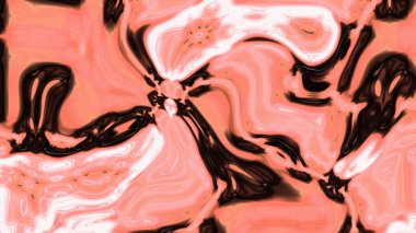 Organik Akış ile Akışkan Mermer Doku, Dalgalı Yapısı ile Soyut Sıvı Desen, Yumuşak Dönüşümlü Erimiş Yüzey Tasarımı, Mermer Efektli Psikedelik Girdap Dokuları