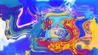 Organik Akış ile Akışkan Mermer Doku, Dalgalı Yapısı ile Soyut Sıvı Desen, Yumuşak Dönüşümlü Erimiş Yüzey Tasarımı, Mermer Efektli Psikedelik Girdap Dokuları