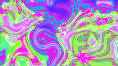 Organik Akış ile Akışkan Mermer Doku, Dalgalı Yapısı ile Soyut Sıvı Desen, Yumuşak Dönüşümlü Erimiş Yüzey Tasarımı, Mermer Efektli Psikedelik Girdap Dokuları