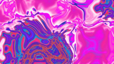 Organik Akış ile Akışkan Mermer Doku, Dalgalı Yapısı ile Soyut Sıvı Desen, Yumuşak Dönüşümlü Erimiş Yüzey Tasarımı, Mermer Efektli Psikedelik Girdap Dokuları
