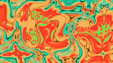 Organik Akış ile Akışkan Mermer Doku, Dalgalı Yapısı ile Soyut Sıvı Desen, Yumuşak Dönüşümlü Erimiş Yüzey Tasarımı, Mermer Efektli Psikedelik Girdap Dokuları