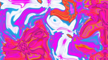 Organik Akış ile Akışkan Mermer Doku, Dalgalı Yapısı ile Soyut Sıvı Desen, Yumuşak Dönüşümlü Erimiş Yüzey Tasarımı, Mermer Efektli Psikedelik Girdap Dokuları