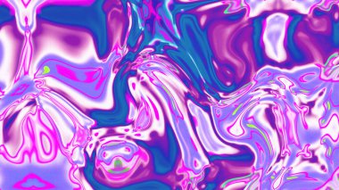 Organik Akış ile Akışkan Mermer Doku, Dalgalı Yapısı ile Soyut Sıvı Desen, Yumuşak Dönüşümlü Erimiş Yüzey Tasarımı, Mermer Efektli Psikedelik Girdap Dokuları