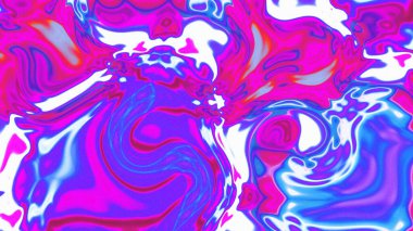 Organik Akış ile Akışkan Mermer Doku, Dalgalı Yapısı ile Soyut Sıvı Desen, Yumuşak Dönüşümlü Erimiş Yüzey Tasarımı, Mermer Efektli Psikedelik Girdap Dokuları