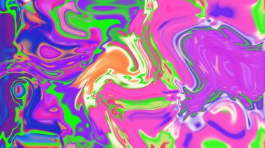 Organik Akış ile Akışkan Mermer Doku, Dalgalı Yapısı ile Soyut Sıvı Desen, Yumuşak Dönüşümlü Erimiş Yüzey Tasarımı, Mermer Efektli Psikedelik Girdap Dokuları