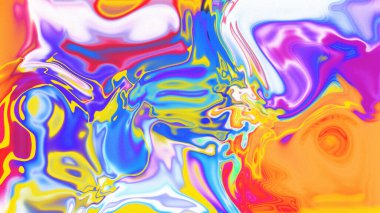 Organik Akış ile Akışkan Mermer Doku, Dalgalı Yapısı ile Soyut Sıvı Desen, Yumuşak Dönüşümlü Erimiş Yüzey Tasarımı, Mermer Efektli Psikedelik Girdap Dokuları