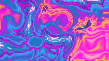 Organik Akış ile Akışkan Mermer Doku, Dalgalı Yapısı ile Soyut Sıvı Desen, Yumuşak Dönüşümlü Erimiş Yüzey Tasarımı, Mermer Efektli Psikedelik Girdap Dokuları