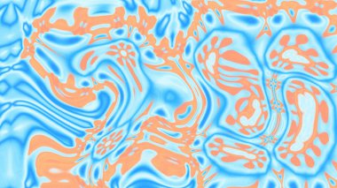 Organik Akış ile Akışkan Mermer Doku, Dalgalı Yapısı ile Soyut Sıvı Desen, Yumuşak Dönüşümlü Erimiş Yüzey Tasarımı, Mermer Efektli Psikedelik Girdap Dokuları