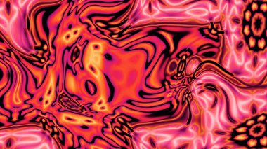 Organik Akış ile Akışkan Mermer Doku, Dalgalı Yapısı ile Soyut Sıvı Desen, Yumuşak Dönüşümlü Erimiş Yüzey Tasarımı, Mermer Efektli Psikedelik Girdap Dokuları