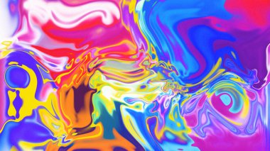 Organik Akış ile Akışkan Mermer Doku, Dalgalı Yapısı ile Soyut Sıvı Desen, Yumuşak Dönüşümlü Erimiş Yüzey Tasarımı, Mermer Efektli Psikedelik Girdap Dokuları