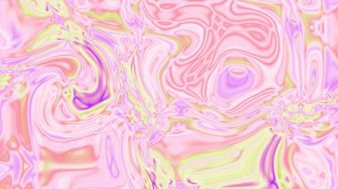 Organik Akış ile Akışkan Mermer Doku, Dalgalı Yapısı ile Soyut Sıvı Desen, Yumuşak Dönüşümlü Erimiş Yüzey Tasarımı, Mermer Efektli Psikedelik Girdap Dokuları