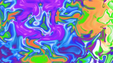Organik Akış ile Akışkan Mermer Doku, Dalgalı Yapısı ile Soyut Sıvı Desen, Yumuşak Dönüşümlü Erimiş Yüzey Tasarımı, Mermer Efektli Psikedelik Girdap Dokuları