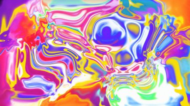 Organik Akış ile Akışkan Mermer Doku, Dalgalı Yapısı ile Soyut Sıvı Desen, Yumuşak Dönüşümlü Erimiş Yüzey Tasarımı, Mermer Efektli Psikedelik Girdap Dokuları