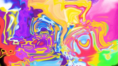 Organik Akış ile Akışkan Mermer Doku, Dalgalı Yapısı ile Soyut Sıvı Desen, Yumuşak Dönüşümlü Erimiş Yüzey Tasarımı, Mermer Efektli Psikedelik Girdap Dokuları