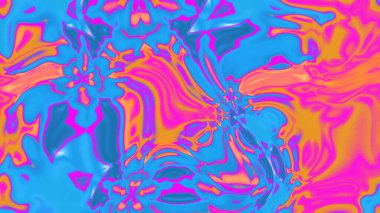 Organik Akış ile Akışkan Mermer Doku, Dalgalı Yapısı ile Soyut Sıvı Desen, Yumuşak Dönüşümlü Erimiş Yüzey Tasarımı, Mermer Efektli Psikedelik Girdap Dokuları