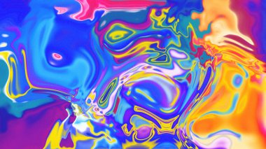 Organik Akış ile Akışkan Mermer Doku, Dalgalı Yapısı ile Soyut Sıvı Desen, Yumuşak Dönüşümlü Erimiş Yüzey Tasarımı, Mermer Efektli Psikedelik Girdap Dokuları