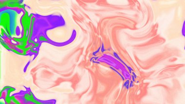 Organik Akış ile Akışkan Mermer Doku, Dalgalı Yapısı ile Soyut Sıvı Desen, Yumuşak Dönüşümlü Erimiş Yüzey Tasarımı, Mermer Efektli Psikedelik Girdap Dokuları