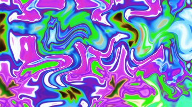 Organik Akış ile Akışkan Mermer Doku, Dalgalı Yapısı ile Soyut Sıvı Desen, Yumuşak Dönüşümlü Erimiş Yüzey Tasarımı, Mermer Efektli Psikedelik Girdap Dokuları