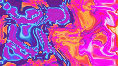 Organik Akış ile Akışkan Mermer Doku, Dalgalı Yapısı ile Soyut Sıvı Desen, Yumuşak Dönüşümlü Erimiş Yüzey Tasarımı, Mermer Efektli Psikedelik Girdap Dokuları