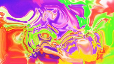 Organik Akış ile Akışkan Mermer Doku, Dalgalı Yapısı ile Soyut Sıvı Desen, Yumuşak Dönüşümlü Erimiş Yüzey Tasarımı, Mermer Efektli Psikedelik Girdap Dokuları