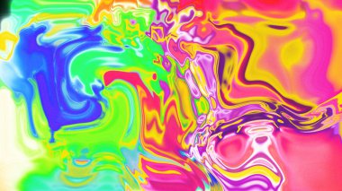 Organik Akış ile Akışkan Mermer Doku, Dalgalı Yapısı ile Soyut Sıvı Desen, Yumuşak Dönüşümlü Erimiş Yüzey Tasarımı, Mermer Efektli Psikedelik Girdap Dokuları