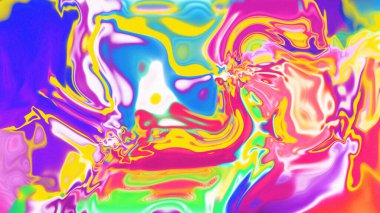 Organik Akış ile Akışkan Mermer Doku, Dalgalı Yapısı ile Soyut Sıvı Desen, Yumuşak Dönüşümlü Erimiş Yüzey Tasarımı, Mermer Efektli Psikedelik Girdap Dokuları