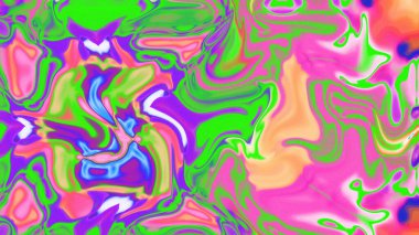 Organik Akış ile Akışkan Mermer Doku, Dalgalı Yapısı ile Soyut Sıvı Desen, Yumuşak Dönüşümlü Erimiş Yüzey Tasarımı, Mermer Efektli Psikedelik Girdap Dokuları