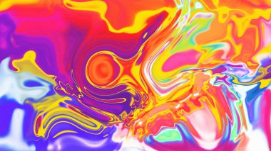 Organik Akış ile Akışkan Mermer Doku, Dalgalı Yapısı ile Soyut Sıvı Desen, Yumuşak Dönüşümlü Erimiş Yüzey Tasarımı, Mermer Efektli Psikedelik Girdap Dokuları