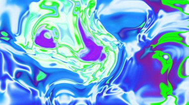 Organik Akış ile Akışkan Mermer Doku, Dalgalı Yapısı ile Soyut Sıvı Desen, Yumuşak Dönüşümlü Erimiş Yüzey Tasarımı, Mermer Efektli Psikedelik Girdap Dokuları