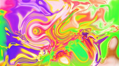 Organik Akış ile Akışkan Mermer Doku, Dalgalı Yapısı ile Soyut Sıvı Desen, Yumuşak Dönüşümlü Erimiş Yüzey Tasarımı, Mermer Efektli Psikedelik Girdap Dokuları