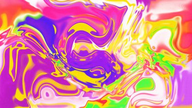 Organik Akış ile Akışkan Mermer Doku, Dalgalı Yapısı ile Soyut Sıvı Desen, Yumuşak Dönüşümlü Erimiş Yüzey Tasarımı, Mermer Efektli Psikedelik Girdap Dokuları