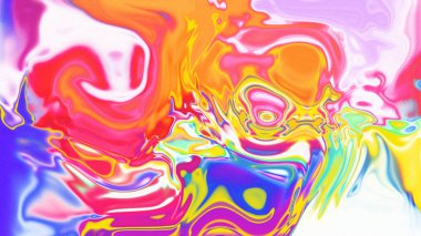 Organik Akış ile Akışkan Mermer Doku, Dalgalı Yapısı ile Soyut Sıvı Desen, Yumuşak Dönüşümlü Erimiş Yüzey Tasarımı, Mermer Efektli Psikedelik Girdap Dokuları