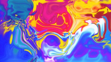 Organik Akış ile Akışkan Mermer Doku, Dalgalı Yapısı ile Soyut Sıvı Desen, Yumuşak Dönüşümlü Erimiş Yüzey Tasarımı, Mermer Efektli Psikedelik Girdap Dokuları