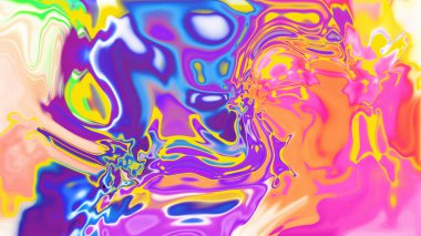 Organik Akış ile Akışkan Mermer Doku, Dalgalı Yapısı ile Soyut Sıvı Desen, Yumuşak Dönüşümlü Erimiş Yüzey Tasarımı, Mermer Efektli Psikedelik Girdap Dokuları