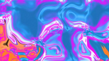 Organik Akış ile Akışkan Mermer Doku, Dalgalı Yapısı ile Soyut Sıvı Desen, Yumuşak Dönüşümlü Erimiş Yüzey Tasarımı, Mermer Efektli Psikedelik Girdap Dokuları