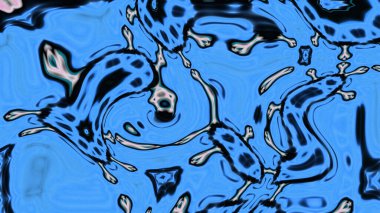 Organik Akış ile Akışkan Mermer Doku, Dalgalı Yapısı ile Soyut Sıvı Desen, Yumuşak Dönüşümlü Erimiş Yüzey Tasarımı, Mermer Efektli Psikedelik Girdap Dokuları