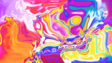 Organik Akış ile Akışkan Mermer Doku, Dalgalı Yapısı ile Soyut Sıvı Desen, Yumuşak Dönüşümlü Erimiş Yüzey Tasarımı, Mermer Efektli Psikedelik Girdap Dokuları