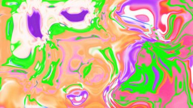 Organik Akış ile Akışkan Mermer Doku, Dalgalı Yapısı ile Soyut Sıvı Desen, Yumuşak Dönüşümlü Erimiş Yüzey Tasarımı, Mermer Efektli Psikedelik Girdap Dokuları