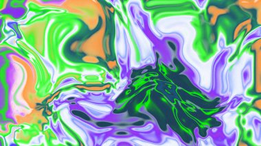 Organik Akış ile Akışkan Mermer Doku, Dalgalı Yapısı ile Soyut Sıvı Desen, Yumuşak Dönüşümlü Erimiş Yüzey Tasarımı, Mermer Efektli Psikedelik Girdap Dokuları