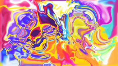 Organik Akış ile Akışkan Mermer Doku, Dalgalı Yapısı ile Soyut Sıvı Desen, Yumuşak Dönüşümlü Erimiş Yüzey Tasarımı, Mermer Efektli Psikedelik Girdap Dokuları