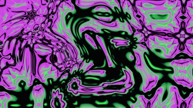 Organik Akış ile Akışkan Mermer Doku, Dalgalı Yapısı ile Soyut Sıvı Desen, Yumuşak Dönüşümlü Erimiş Yüzey Tasarımı, Mermer Efektli Psikedelik Girdap Dokuları