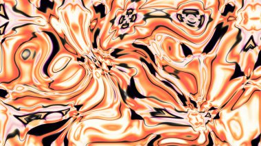 Organik Akış ile Akışkan Mermer Doku, Dalgalı Yapısı ile Soyut Sıvı Desen, Yumuşak Dönüşümlü Erimiş Yüzey Tasarımı, Mermer Efektli Psikedelik Girdap Dokuları