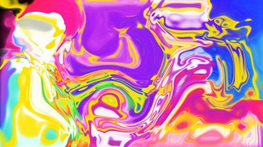 Organik Akış ile Akışkan Mermer Doku, Dalgalı Yapısı ile Soyut Sıvı Desen, Yumuşak Dönüşümlü Erimiş Yüzey Tasarımı, Mermer Efektli Psikedelik Girdap Dokuları