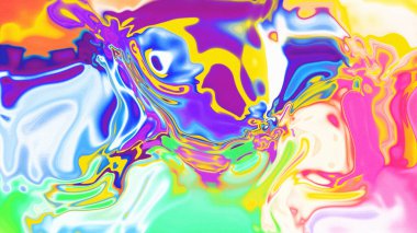 Organik Akış ile Akışkan Mermer Doku, Dalgalı Yapısı ile Soyut Sıvı Desen, Yumuşak Dönüşümlü Erimiş Yüzey Tasarımı, Mermer Efektli Psikedelik Girdap Dokuları