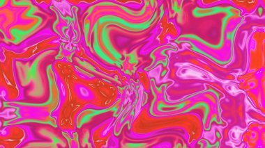 Organik Akış ile Akışkan Mermer Doku, Dalgalı Yapısı ile Soyut Sıvı Desen, Yumuşak Dönüşümlü Erimiş Yüzey Tasarımı, Mermer Efektli Psikedelik Girdap Dokuları